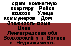 сдам 2комнатную квартиру › Район ­ волхов1 › Улица ­ коммунаров › Дом ­ 16 › Этажность дома ­ 4 › Цена ­ 11 000 - Ленинградская обл., Волховский р-н, Волхов г. Недвижимость » Квартиры аренда   
